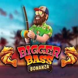 Bigger Bass Bonanza logo by Pragmatic Play Spinfin Casino