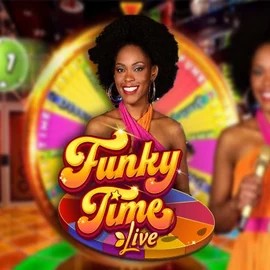 Funky Time slot icon by Evolution, available at Spinfin Casino