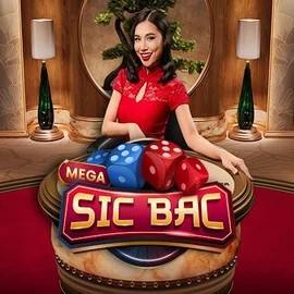 Mega Sic Bac slot logo by Pragmatic Play at Spinfin Casino