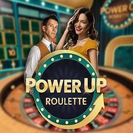 PowerUP Roulette logo – Live Casino by Pragmatic Play at Spinfin Casino
