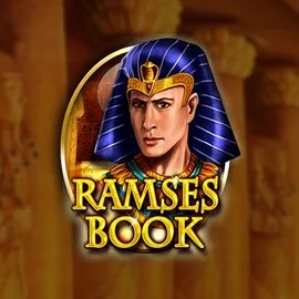 Ramses Book Deluxe slot logo by Gamomat at Spinfin Casino