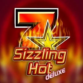 Enjoy Sizzling Hot Deluxe by Novomatic – logo hosted on spinfins.gr