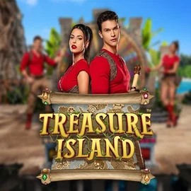 Official Live Casino logo: Treasure Island by Pragmatic Play at Spinfin Casino