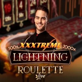 XXXtreme Lightning Roulette logo by Evolution Spinfin Casino